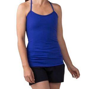 LULULEMON ATHLETICA Power Y Tank In Pigment Blue Size 6